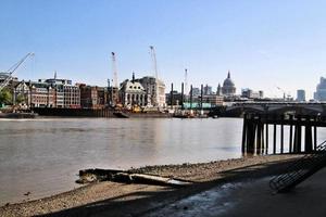 A view of the River Thames in London photo