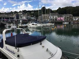 una vista del puerto de padstow en cornualles foto