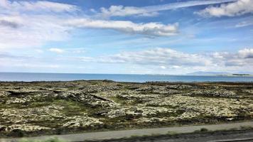 A view of Iceland near Reykjavik photo