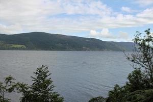 A view of Loch Ness in Scotland photo