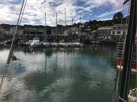 una vista del puerto de padstow en cornualles foto