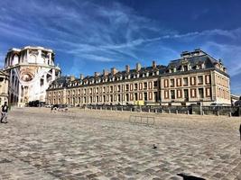parís en francia en agosto de 2019. una vista del palacio de versalles foto