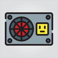 Isolated Power Supply Computer Component EPS 10 Premium Graphic vector