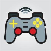 Isolated Game Controller Computer Component EPS 10 Premium Graphic vector