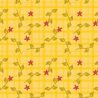 Seamless Pattern With Floral Motifs able to print for cloths, tablecloths, blanket, shirts, dresses, posters, papers. vector