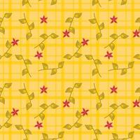 Seamless Pattern With Floral Motifs able to print for cloths, tablecloths, blanket, shirts, dresses, posters, papers. vector