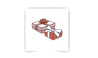 Gift box surprise presents vector