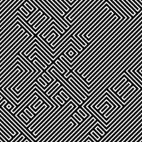 Dizzy Optical Illusion Maze Puzzle Lines vector
