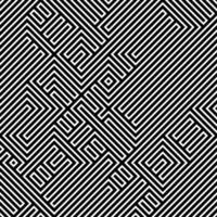 Dizzy Optical Illusion Maze Puzzle Lines vector