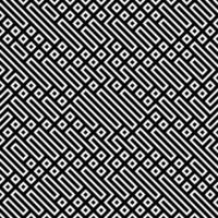Geometric Linear Black and White Abstract vector