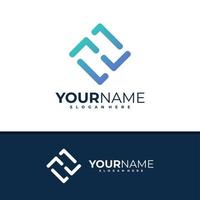 Letter F logo design vector, Creative F logo concepts template illustration. vector