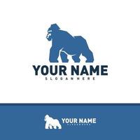 King Kong logo design vector, Creative King Kong logo concepts template illustration. vector