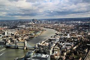 una vista aerea de londres foto