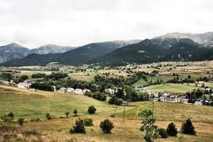 una vista de los pirineos desde el lado francés foto