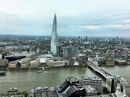 An aerial view of London photo