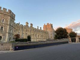 windor en el reino unido en noviembre de 2020. una vista del castillo de windsor foto