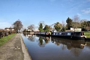 A view of the Canal near Whitchurch in Shropshire photo