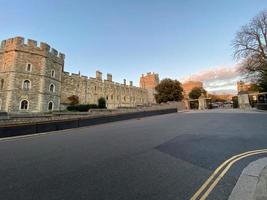 Windor in the Uk in November 2020. A view of Windsor Castle photo