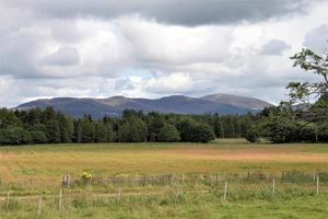 A view of the Scotland Highlands near Ben Nevis photo