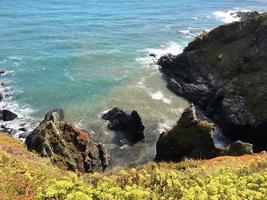 A view of the Cornwall Coast at Lizard Point photo