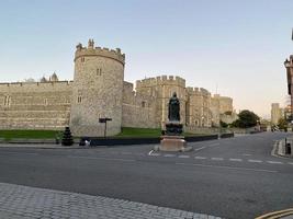 Windor in the Uk in November 2020. A view of Windsor Castle photo