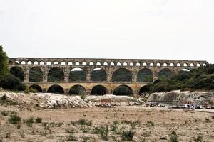 A view of the Pont du Gard in France photo