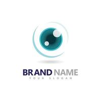 Creative Concept Eyes logo Design Template, eye care logo icon vector