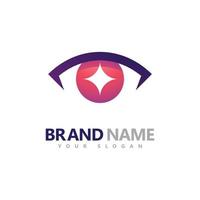 Creative Concept Eyes logo Design Template, eye care logo icon vector