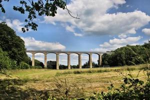 A view of the Pontcysylte Aqueduct photo