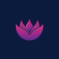 Beauty lotus flower logo   spa logo vector  yoga and therapy symbol