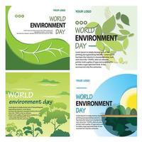 world environment day vector