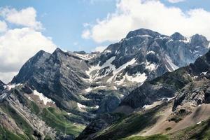 una vista de los pirineos desde el lado francés foto