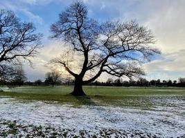 A view of the Whitchurch Countryside in the snow photo