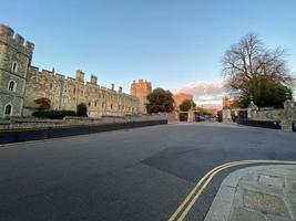 Windor in the Uk in November 2020. A view of Windsor Castle photo