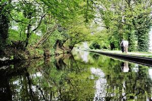 A view of the River Dee at Llangollen in Wales photo