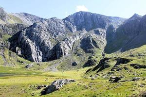 una vista de la campiña de Gales cerca de Tryfan foto