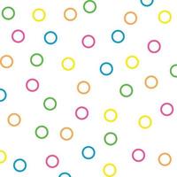 Multi-colored circle on a white background. vector