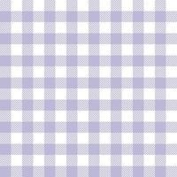 Pastel violet and white colors gingham Pattern background. vector