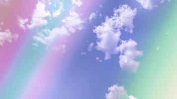 Sky and clouds. Background of pastel pattern texture. Artificial image for background work. photo