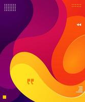 Colorful Fluid Background vector