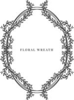 Hand drawn botanical elements vector
