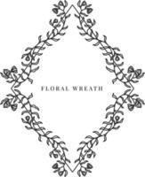 Hand drawn botanical elements vector
