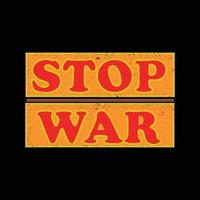 stop war vector element