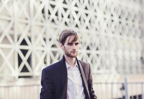 portrait of a successful man in a suit photo