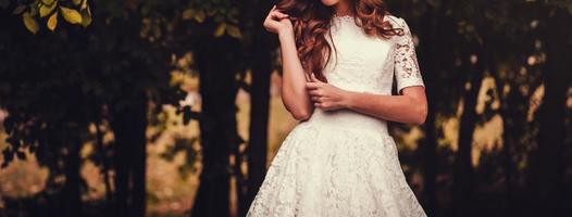 young beautiful bride photo