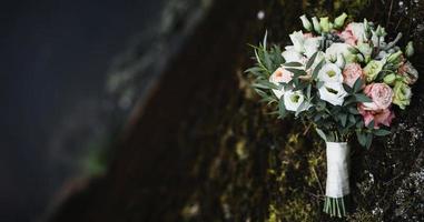 flores de la novia. copie el espacio foto