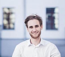 smiling young man photo