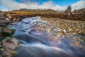 View of the Ronny Creek in Cradle mountain national park the UNESCO world heritage sites of Tasmania state of Australia. photo