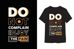 Typography t-shirt design vector