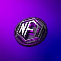 NFT badge illustration photo
